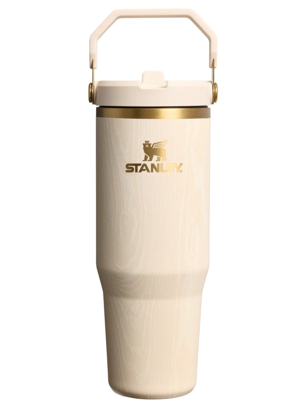 NWT Stanley IceFlow Flip Straw Tumbler - Birch Woodgrain (30 oz)